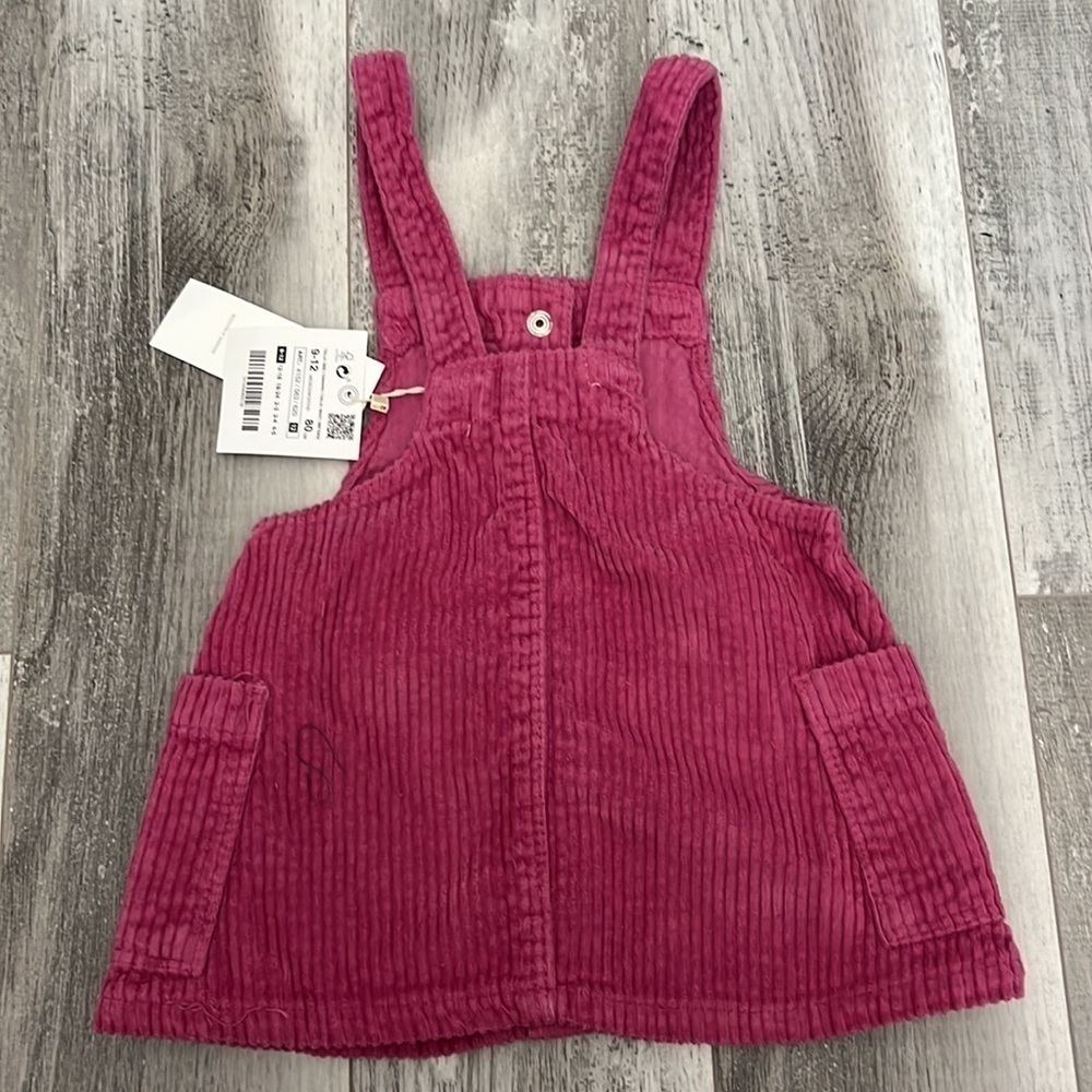 Zara Snaps Corduroy Pinafore Dress - Picture 8 of 8
